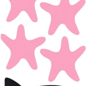 Secopad Anti Slip Shower Stickers, 24 PCS Safety Bathtub Stickers Adhesive Decals with Premium Scraper for Bath Tub Shower Stairs Ladders Boats - Pink